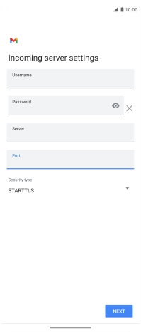 Press the drop down list below 