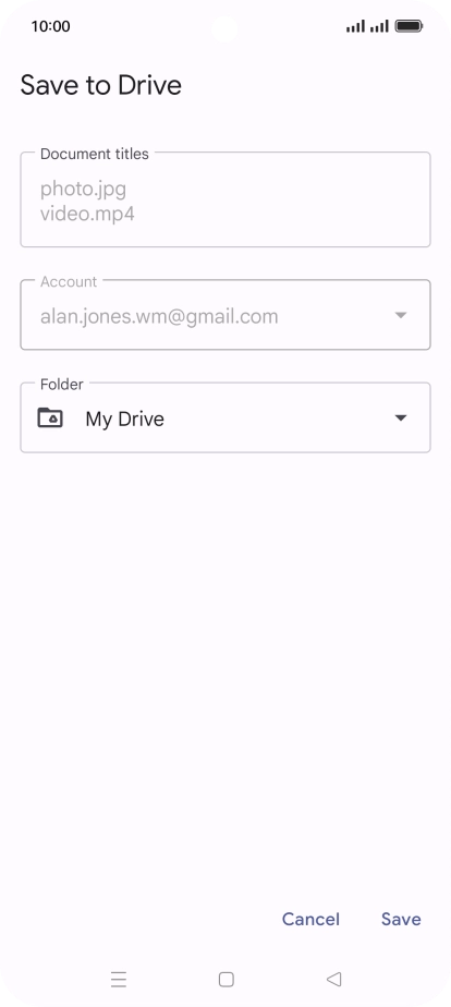Press the field below 