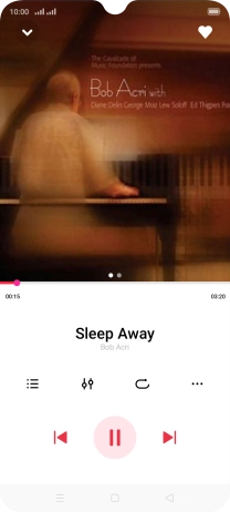 Press arrow right to go to the next audio file.