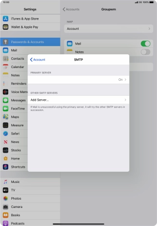 Press the field below 