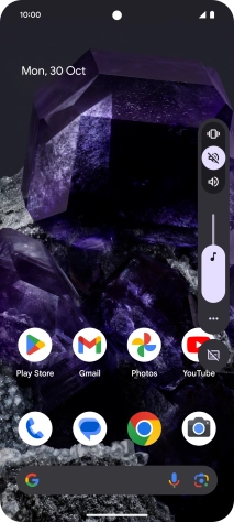 Press the sound icon to turn off the function.