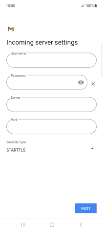 Press the field below 