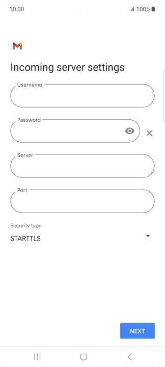 Press the field below 