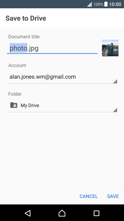 Press the field below 