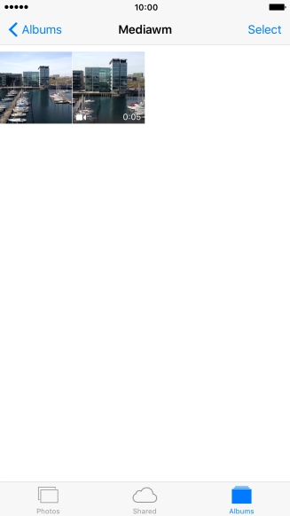 Hard press and hold the required picture until a pop-up menu is displayed.