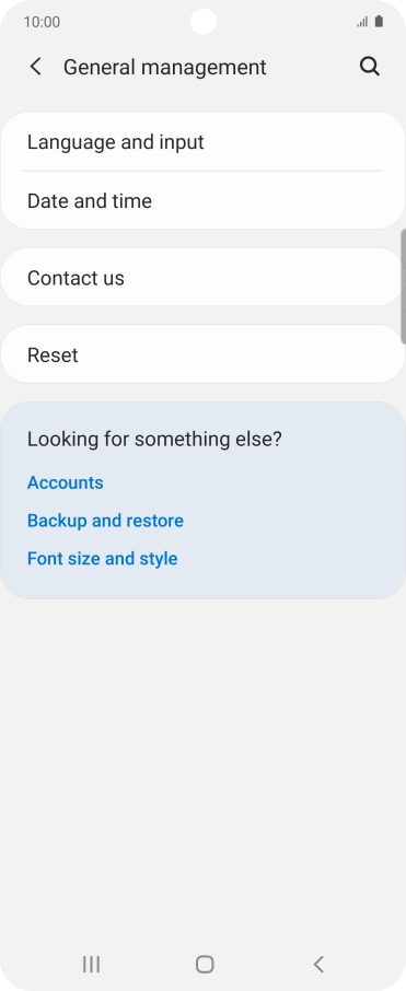 Press Date and time.