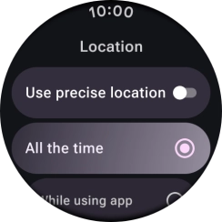 Follow the instructions on the screen to select the required settings and turn the function on or off.