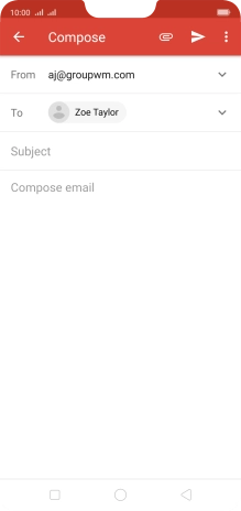 Press Subject and key in the required subject.