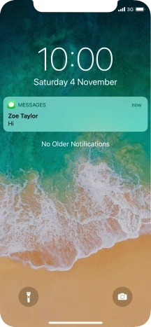Press the required notification and follow the instructions on the screen to use the selected function.