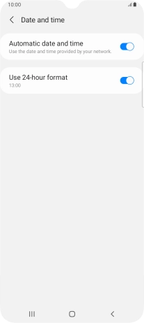 Press the Home key to return to the home screen.
