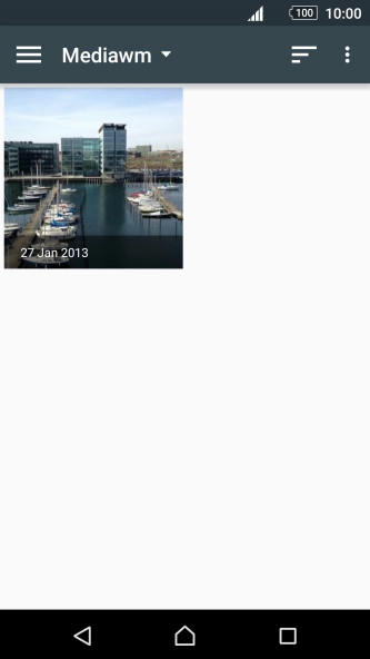 Press the required file.