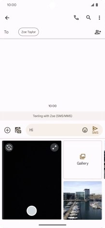Press Gallery and go to the required folder.