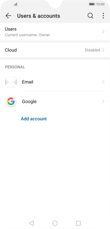 Press the Home key to return to the home screen.