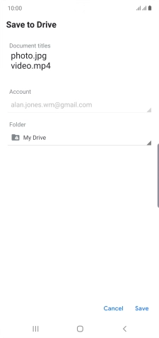 Press the field below 