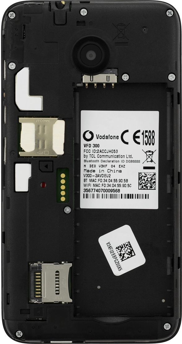 Slide your SIM into your phone.