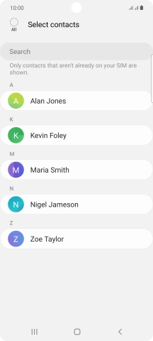 Press the field above 