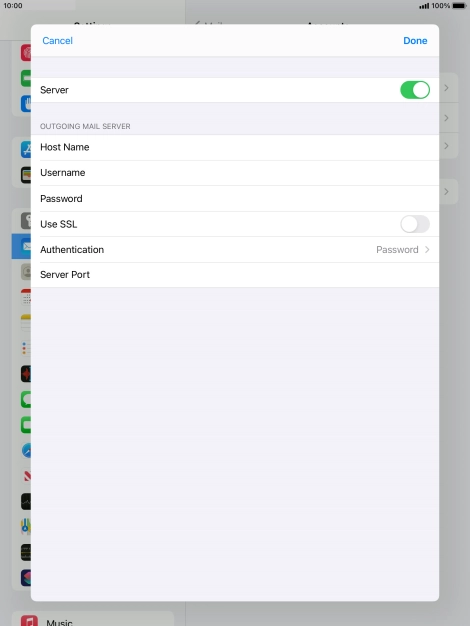 Press Authentication.