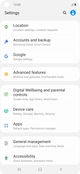Press Accounts and backup.