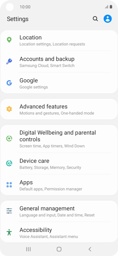 Press Accounts and backup.