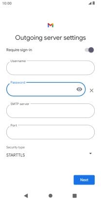 Press the field below 