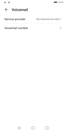 Press Voicemail number.