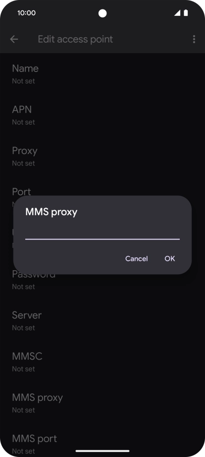 Key in 10.202.002.060 and press OK.