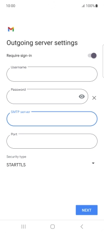Press the field below 