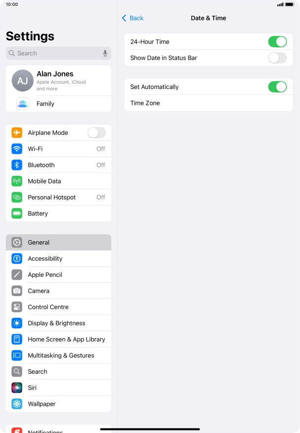 Slide your finger upwards starting from the bottom of the screen to return to the home screen.
