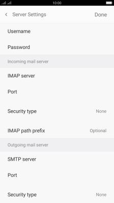 Press the field next to 
