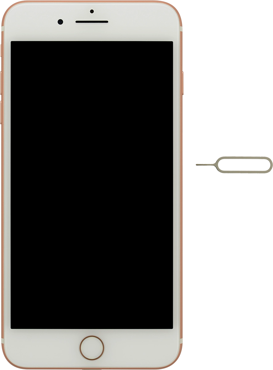 Find the opener for the SIM holder.