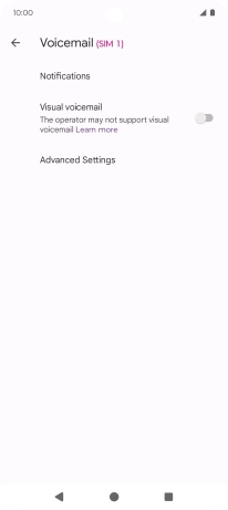 Press Advanced Settings.