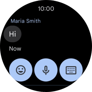 Press the microphone icon.
