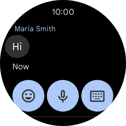 Press the microphone icon.