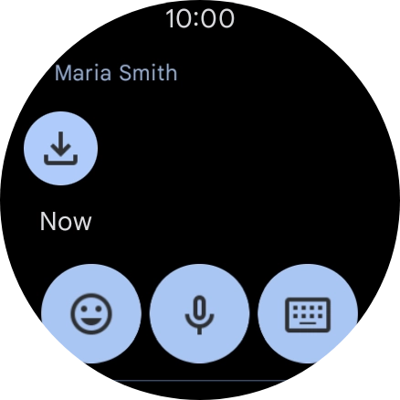 Press the microphone icon.