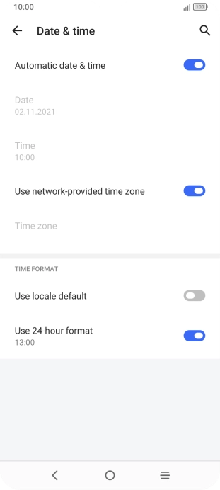 Press the Home key to return to the home screen.