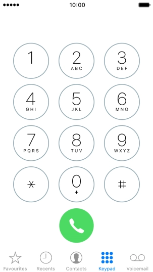 Press Voicemail and follow the instructions from your voicemail.
