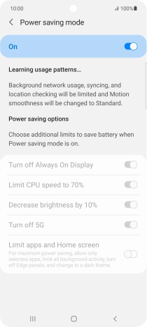 Press the Home key to return to the home screen.