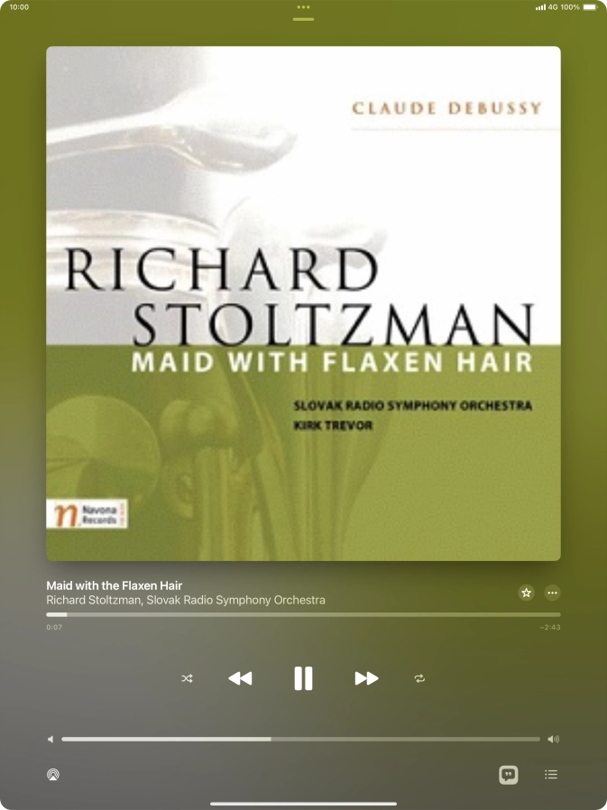 Press arrow right to go to the next audio file.