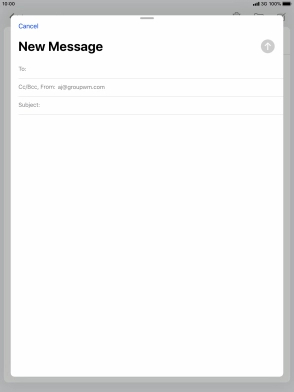 Press To: and key in the first letters of the recipient's name.