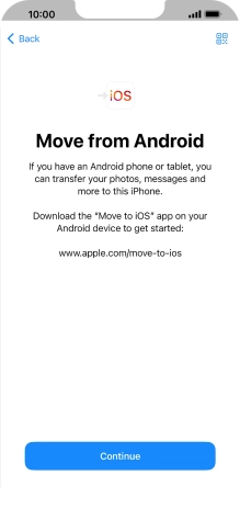 To transfer content to your phone, you need to install the app 