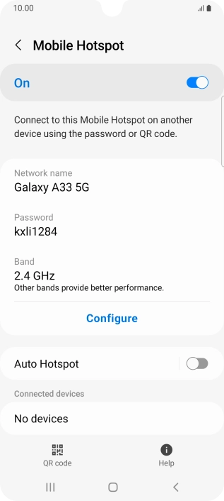 Press the Home key to return to the home screen.