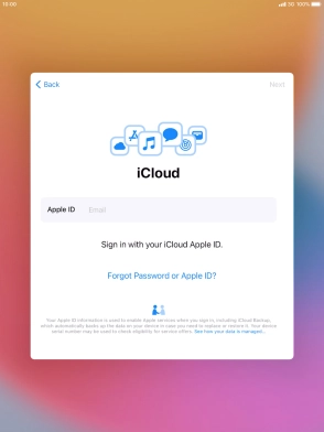 Press the field next to 