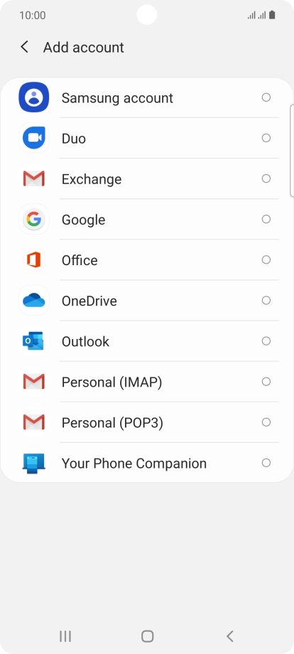 Press Personal (POP3).