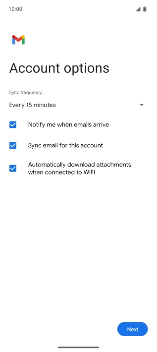 Press the drop down list below 