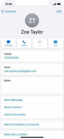 Press the required number.