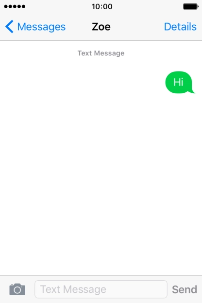 Press the Home key to return to the home screen.