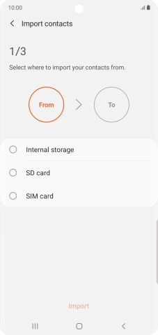 Press the name of the SIM.