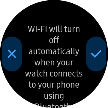 Press the confirm icon.