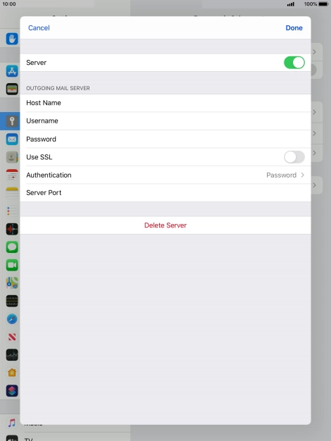 Press Authentication.