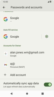 Press the Home key to return to the home screen.